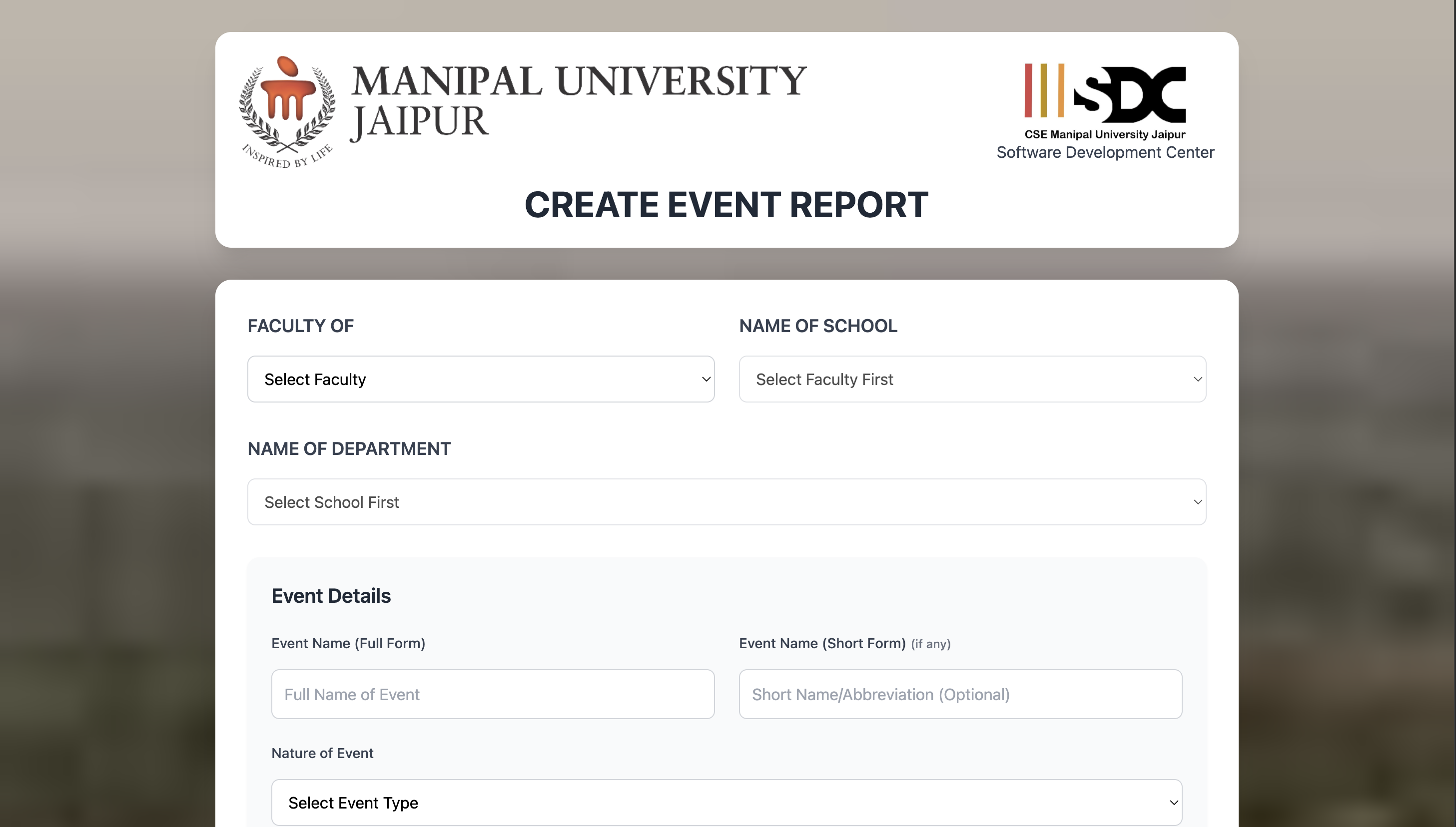 Event Report Generator